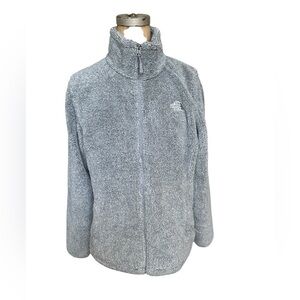 The North Face Women’s Full Zip Fleece Jacket Size L Gray Gorpcore Athleisure